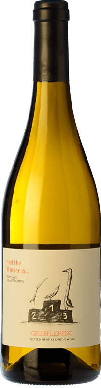 10,95 € Envio grátis | Vinho branco Credo And The Winner Is... Espanha Monastrell, Macabeo, Xarel·lo, Parellada Garrafa 75 cl