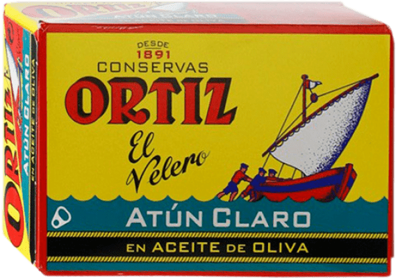2,95 € Envio grátis | Conservas de Pescado Ortíz Atún en Aceite de Oliva Espanha
