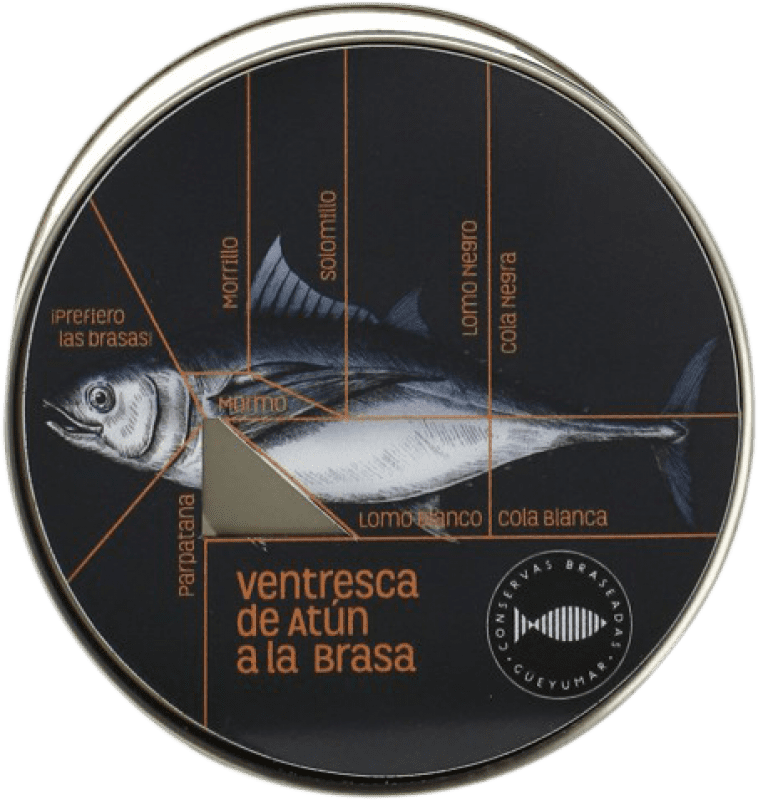 28,95 € Envio grátis | Conservas de Pescado Güeyu Mar Atún Rojo Salvaje Principado das Astúrias Espanha