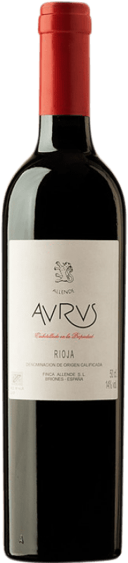 111,95 € 免费送货 | 红酒 Allende Aurus D.O.Ca. Rioja 西班牙 Tempranillo, Graciano 瓶子 Medium 50 cl
