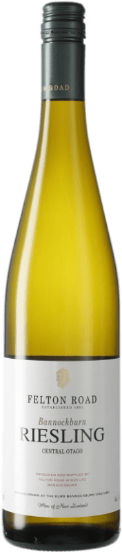 31,95 € Бесплатная доставка | Белое вино Felton Road Bannockburn I.G. Central Otago Центральная Отаго Новая Зеландия Riesling бутылка 75 cl