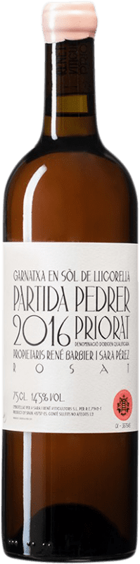 41,95 € Envio grátis | Vinho rosé Sara i René Bellvisos Pedrer Rosat D.O.Ca. Priorat Catalunha Espanha Garrafa 75 cl