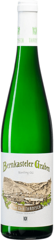 59,95 € Бесплатная доставка | Белое вино Thanisch Bernkasteler Graben GG Trocken Q.b.A. Mosel Германия Riesling бутылка 75 cl