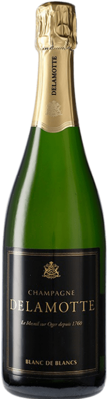 889,95 € 免费送货 | 白起泡酒 Delamotte Blanc de Blancs Collection A.O.C. Champagne 香槟酒 法国 Chardonnay 瓶子 75 cl