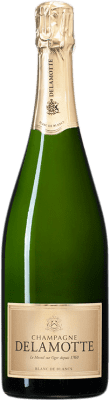 48,95 € 免费送货 | 白起泡酒 Delamotte Blanc de Blancs A.O.C. Champagne 香槟酒 法国 Chardonnay 瓶子 75 cl