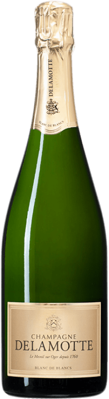 48,95 € Бесплатная доставка | Белое игристое Delamotte Blanc de Blancs A.O.C. Champagne шампанское Франция Chardonnay бутылка 75 cl
