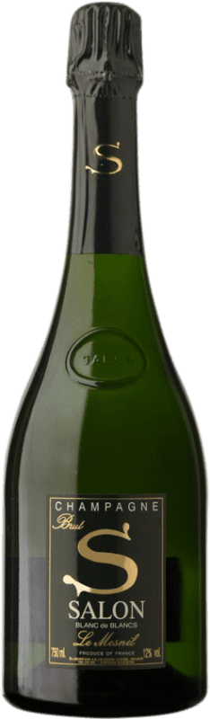 2 023,95 € 免费送货 | 白起泡酒 Salon Blanc de Blancs 1997 A.O.C. Champagne 香槟酒 法国 Chardonnay 瓶子 75 cl