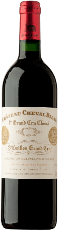 638,95 € Free Shipping | Red wine Château Cheval Blanc 1998 A.O.C. Saint-Émilion Bordeaux France Merlot, Cabernet Franc Bottle 75 cl