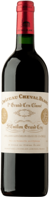 667,95 € Free Shipping | Red wine Château Cheval Blanc 1998 A.O.C. Saint-Émilion Bordeaux France Merlot, Cabernet Franc Bottle 75 cl
