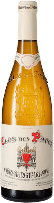 118,95 € Envio grátis | Vinho branco Clos des Papes Blanc A.O.C. Châteauneuf-du-Pape França Grenache Branca, Roussanne, Clairette Blanche Garrafa 75 cl