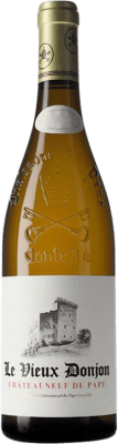78,95 € Envio grátis | Vinho Branco Le Vieux Donjon A.O.C. Châteauneuf-du-Pape França Roussanne, Clairette Eco — Biológico 75 cl