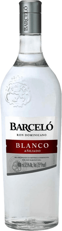 21,95 € Envío gratis | Ron Barceló Blanco Añejado República Dominicana Botella 1 L