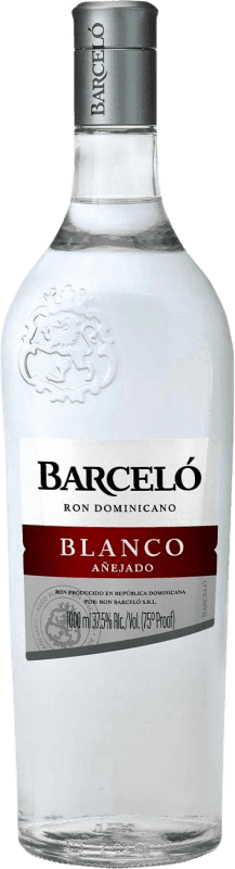 19,95 € Envío gratis | Ron Barceló Blanco Añejado República Dominicana Botella 1 L