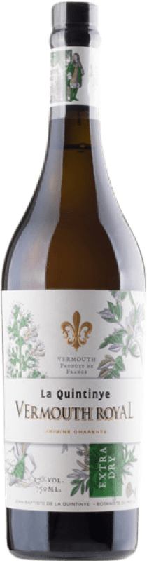25,95 € Kostenloser Versand | Wermut La Quintinye Royal Blanco Dry Frankreich Flasche 75 cl