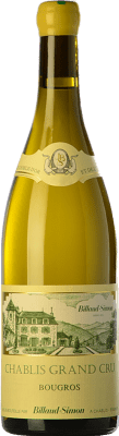 81,95 € Envio grátis | Vinho branco Billaud-Simon Bougros A.O.C. Chablis Grand Cru Borgonha França Chardonnay Garrafa 75 cl