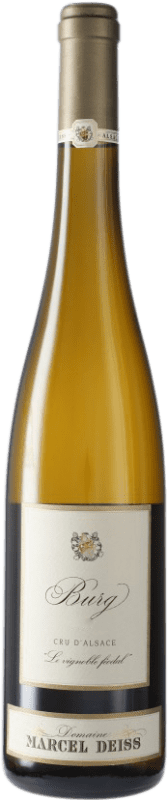 47,95 € Envío gratis | Vino Blanco Marcel Deiss Burg A.O.C. Alsace Alsace Francia Riesling 75 cl