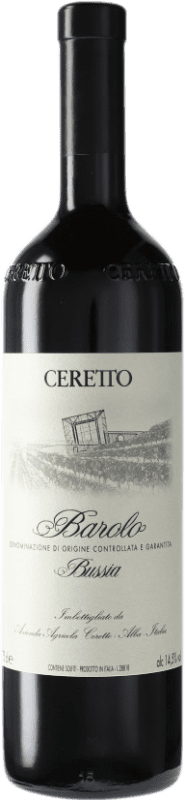 173,95 € Envío gratis | Vino tinto Ceretto Bussia D.O.C.G. Barolo Piemonte Italia Nebbiolo Botella 75 cl