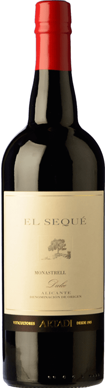 27,95 € Spedizione Gratuita | Vino rosso El Sequé Dolce D.O. Alicante Spagna Syrah, Monastrell Bottiglia 75 cl