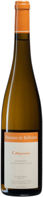 67,95 € Envío gratis | Vino blanco Domaine de Bellivière Calligramme Sec Loire Francia Chenin Blanco Ecológico Botella 75 cl