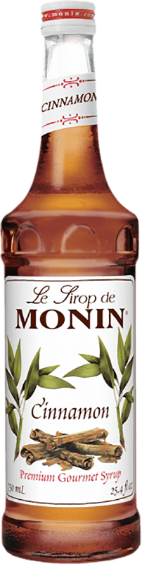 16,95 € Envío gratis | Sirope para Cóctel Monin Francia 70 cl Cinnamon — Canela Sin Alcohol