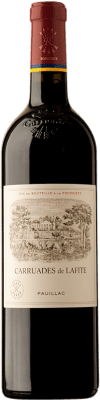 449,95 € Kostenloser Versand | Rotwein Château Lafite-Rothschild Carruades de Lafite A.O.C. Pauillac Bordeaux Frankreich Merlot, Cabernet Sauvignon, Cabernet Franc, Petit Verdot Flasche 75 cl