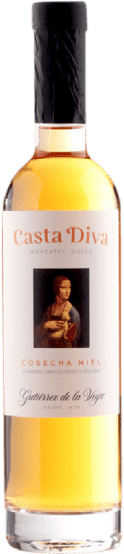 19,95 € Free Shipping | White Wine Gutiérrez de la Vega Casta Diva Cosecha Miel D.O. Alicante Spain Muscat Half Bottle 37 cl