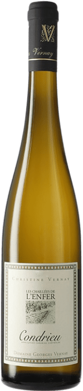 169,95 € Envio grátis | Vinho branco Georges-Vernay Chailles de L'Enfer A.O.C. Condrieu França Viognier Garrafa 75 cl
