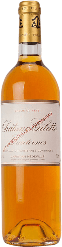 1 045,95 € Бесплатная доставка | Белое вино Gonet-Médeville Château Gilette Crême de Tête 1981 A.O.C. Bordeaux Бордо Франция Sauvignon White, Sémillon бутылка 75 cl
