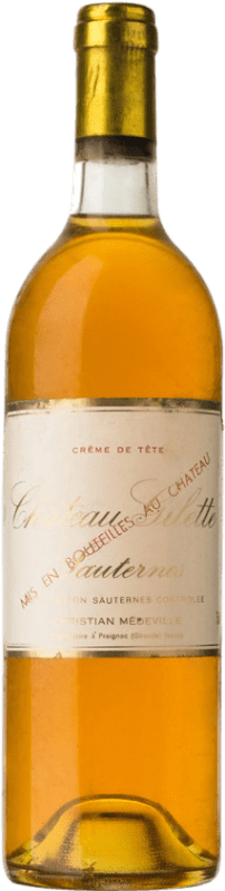 339,95 € Envío gratis | Vino blanco Gonet-Médeville Château Gilette Crême de Tête 1976 A.O.C. Bordeaux Burdeos Francia Sauvignon Blanca, Sémillon Botella 75 cl