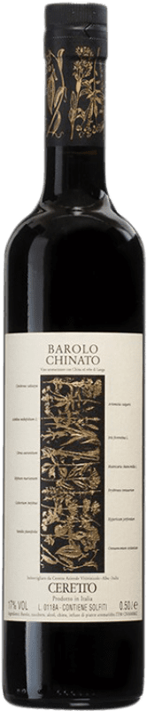 49,95 € Kostenloser Versand | Wermut Ceretto Rosso — Rot, Chinato Piemont Italien Medium-Flasche 50 cl