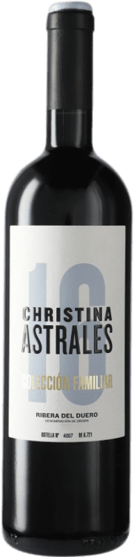 52,95 € Free Shipping | Red wine Astrales Christina D.O. Ribera del Duero Castilla y León Spain Tempranillo Bottle 75 cl