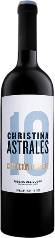 39,95 € Kostenloser Versand | Rotwein Astrales Christina D.O. Ribera del Duero Kastilien und León Spanien Tempranillo Flasche 75 cl