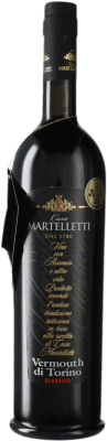 18,95 € Envio grátis | Vermute Martelleti Classico Rosso Itália Garrafa 70 cl