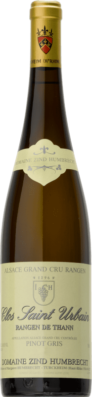 98,95 € Envío gratis | Vino Blanco Zind Humbrecht Clos Saint Urbain Rangen de Thann Grand Cru A.O.C. Alsace Alsace Francia Pinot Gris Botella 75 cl