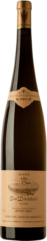 215,95 € Envío gratis | Vino Blanco Zind Humbrecht Clos Windsbuhl A.O.C. Alsace Alsace Francia Pinot Gris Eco Ecológico Botella Jéroboam-Doble Mágnum 3 L