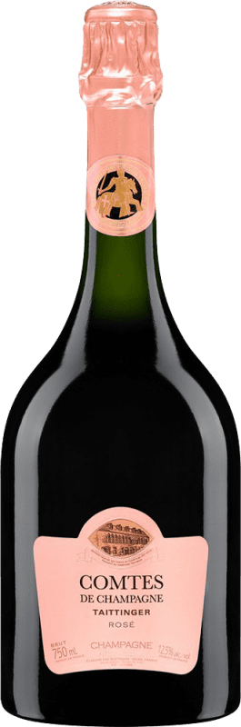 252,95 € Spedizione Gratuita | Spumante rosato Taittinger Comtes Rosé A.O.C. Champagne champagne Francia Pinot Nero, Chardonnay Bottiglia 75 cl