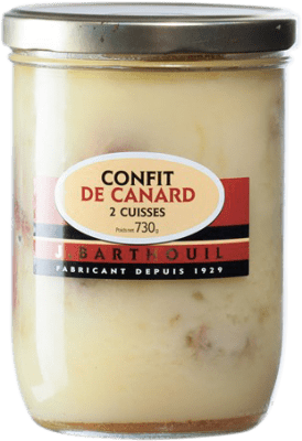 16,95 € Kostenloser Versand | Foie und Pasteten J. Barthouil Confit de Canard 2 Cuisses Frankreich