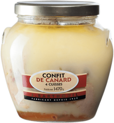 33,95 € Free Shipping | Foie Gras and Pâtés J. Barthouil Confit de Canard 4 Cuisses France