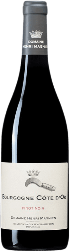 29,95 € Spedizione Gratuita | Vino rosso Henri Magnien Côte d'Or A.O.C. Bourgogne Borgogna Francia Pinot Nero Bottiglia 75 cl