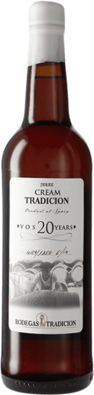 95,95 € Free Shipping | Fortified wine Tradición Cream Vinum Optimum Signatum Very Old Sherry VOS D.O. Jerez-Xérès-Sherry Andalusia Spain Palomino Fino, Pedro Ximénez Bottle 75 cl