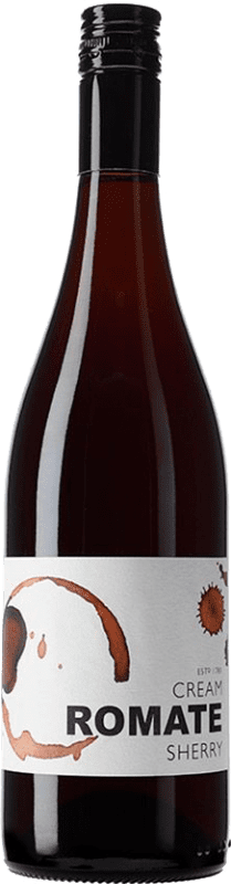 13,95 € 免费送货 | 强化酒 Sánchez Romate Cream D.O. Jerez-Xérès-Sherry 安达卢西亚 西班牙 Palomino Fino 瓶子 75 cl