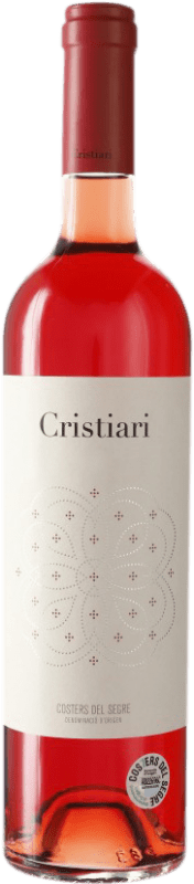 12,95 € Envio grátis | Vinho rosé Vall de Baldomar Cristiari Rosat D.O. Costers del Segre Espanha Merlot, Cabernet Sauvignon Garrafa 75 cl