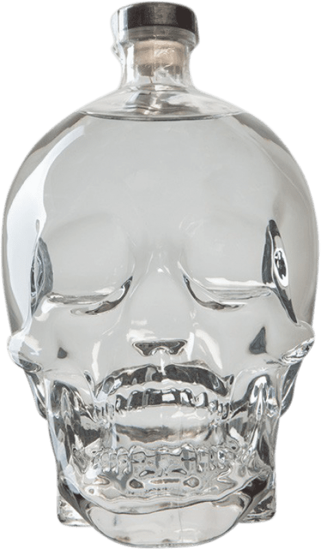 378,95 € 送料無料 | ウォッカ Brockmans Crystal Head Calavera — 頭蓋骨 カナダ ジェロボアム・ダブルマグナムボトル 3 L