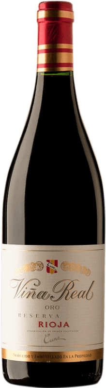 19,95 € Kostenloser Versand | Rotwein Viña Real Reserve D.O.Ca. Rioja Spanien Flasche 75 cl
