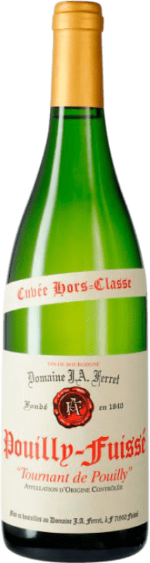 82,95 € Бесплатная доставка | Белое вино J.A. Ferret Tournant de Pouilly Hors-Classe Cuvée A.O.C. Pouilly-Fuissé Бургундия Франция Chardonnay — Шардоне Бутылка 75 cl