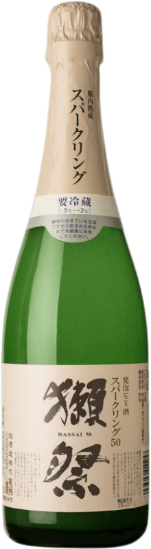 37,95 € Envio grátis | Sake Asahi Shuzo Dassai Sparkling Nigori Japão Garrafa 72 cl