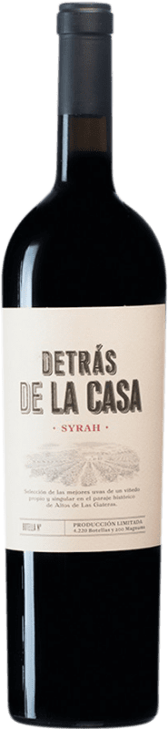 25,95 € Free Shipping | Red wine Uvas Felices Detrás de la Casa D.O. Yecla Spain Syrah Magnum Bottle 1,5 L