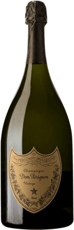 509,95 € Envio grátis | Espumante branco Moët & Chandon Dom Pérignon A.O.C. Champagne Champagne França Pinot Preto, Chardonnay Garrafa Magnum 1,5 L