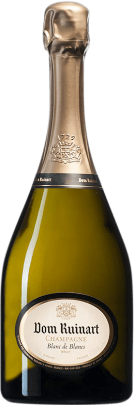 256,95 € 免费送货 | 白起泡酒 Ruinart Dom Ruinart Blanc de Blancs A.O.C. Champagne 香槟酒 法国 Chardonnay 瓶子 75 cl