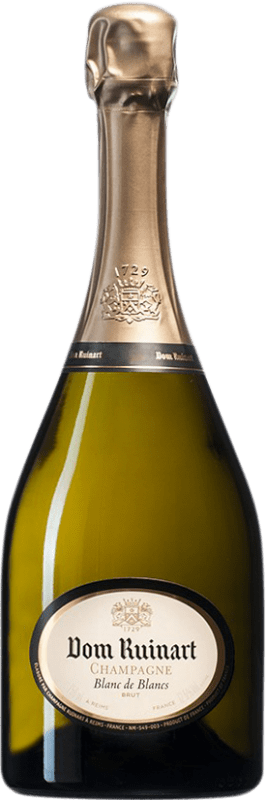 268,95 € Envío gratis | Espumoso blanco Ruinart Dom Ruinart Blanc de Blancs A.O.C. Champagne Champagne Francia Chardonnay Botella 75 cl